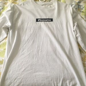 Pleasures Box Logo White L/s *RARE*